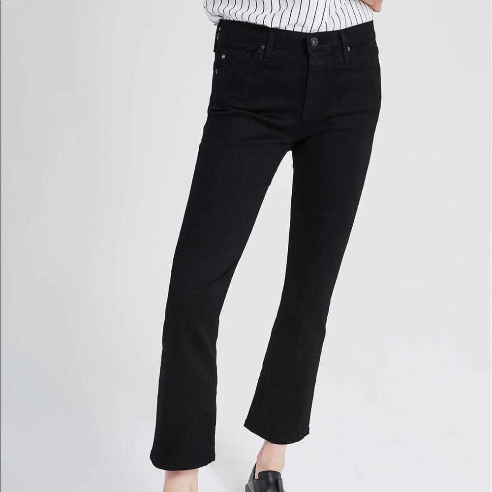 AG Adriano Goldschmied The Jodi Crop - High Rise Slim Flare Crop size 28